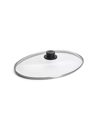 WOLL | Sicherheitsglasdeckel Oval 38x28cm Glas | 